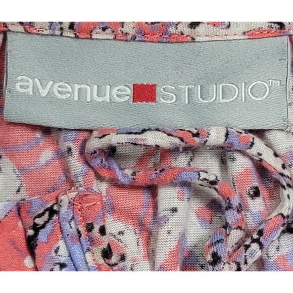 Avenue Pink Purple White Pleated Boat Collar Tie 22 24 Lightweight Soft Stretchy - Picture 3 of 8